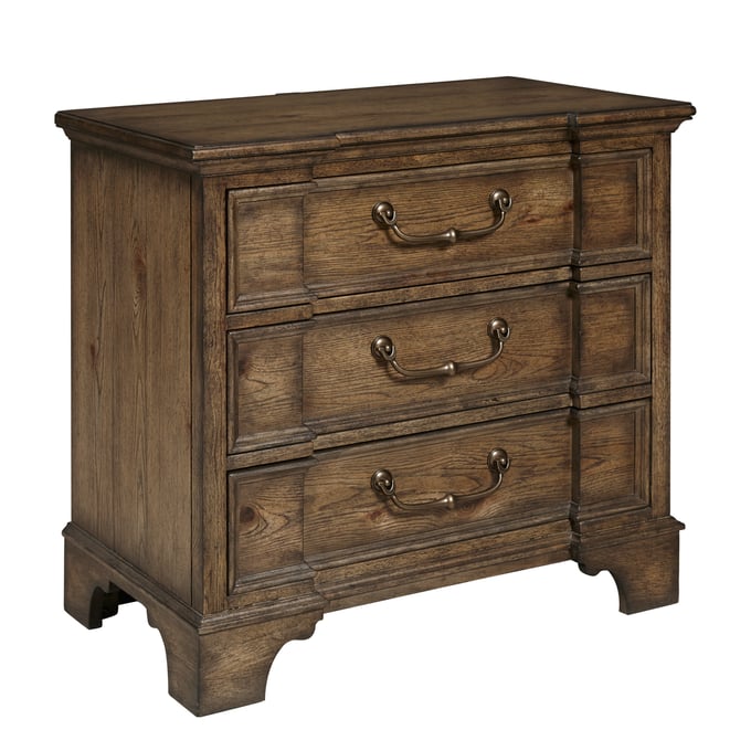 Pulaski Revival Row Brown 3 Drawers Nightstand RH-P348140