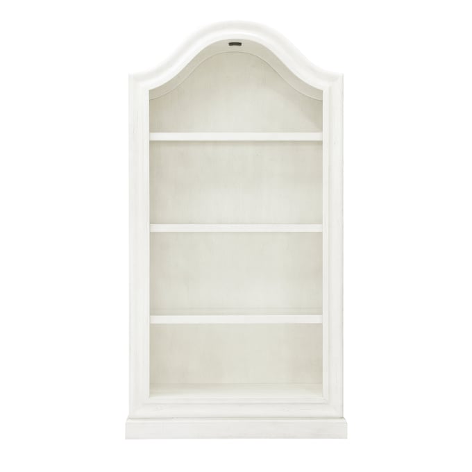 Pulaski White Open Shelf Bookcase with Puck Light RH-P301507