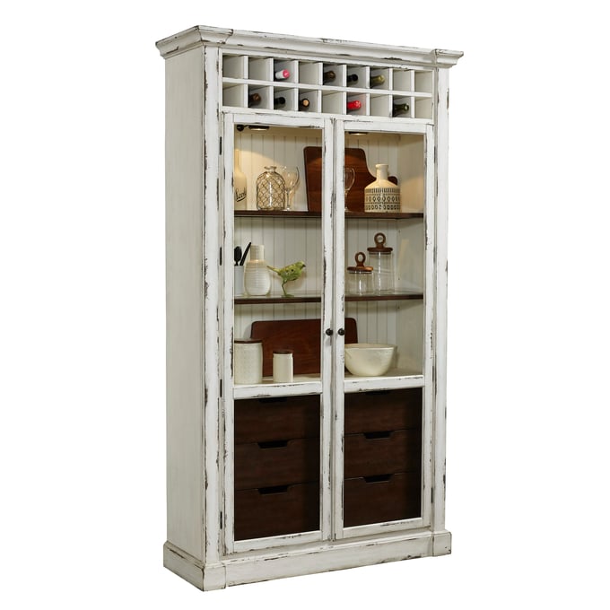 Pulaski PFC White Display Curio Cabinet RH-P021713