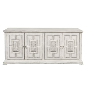 Pulaski Accents White 4 Door Entertainment Credenza