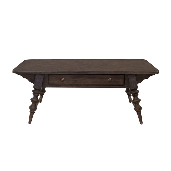 Pulaski Revival Row Brown Rectangular Cocktail Table RH-P348250