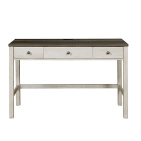 Samuel Lawrence Riverwood Gray Desk with USB Port