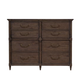 Pulaski Revival Row Brown 8 Drawers Bureau