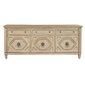 Pulaski Natural 3 Doors Entertainment Console