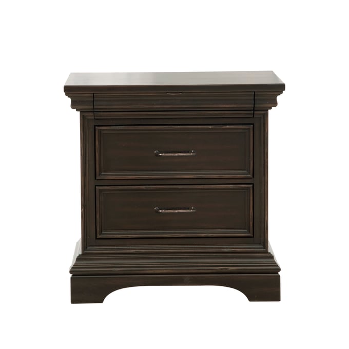 Pulaski Caldwell Brown 2 Drawers Nightstand RH-P012140