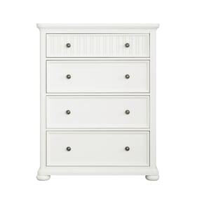 Samuel Lawrence Savannah White 4 Drawers Chest