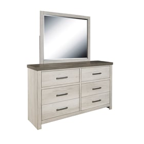 Samuel Lawrence Riverwood Gray Dresser and Mirror