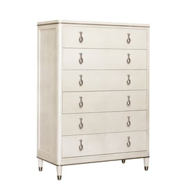 Pulaski Grace White 6 Drawers Chest