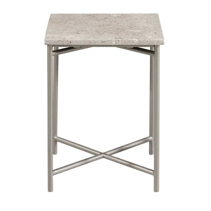 Pulaski Accents Silver Small Stone Top Nesting table RH-P301726B