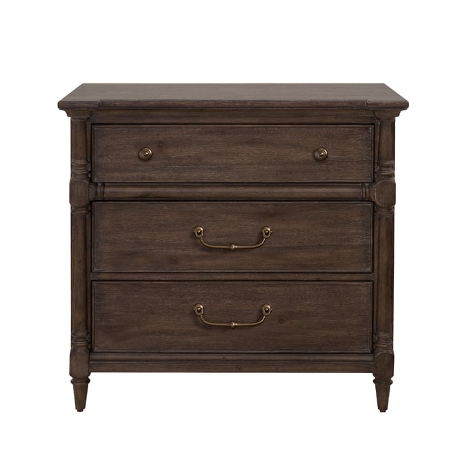 Pulaski Revival Row Brown 3 Drawers Bachelors Chest RH-P348123