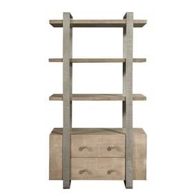 Pulaski Accents Gray Industrial Contemporary Book Shelf