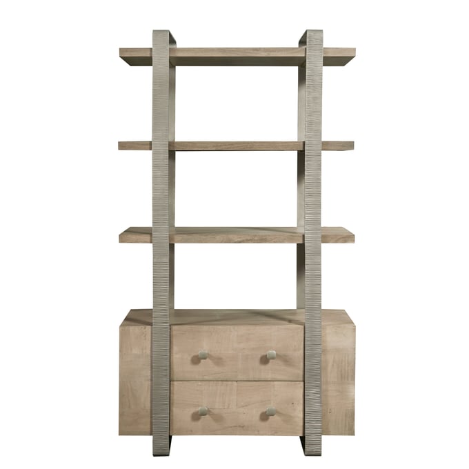 Pulaski Accents Gray Industrial Contemporary Book Shelf RH-P301028