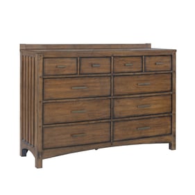 Samuel Lawrence Seneca Brown 10 Drawers Dresser