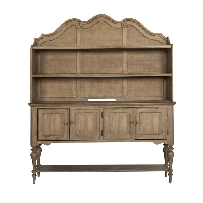 Pulaski Weston Hills Natural Sideboard and Hutch RH-P293-DR-K5