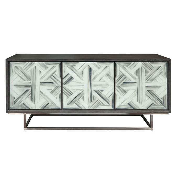 Pulaski Accents Gray Hand Painted 3 Door Credenza RH-P301003