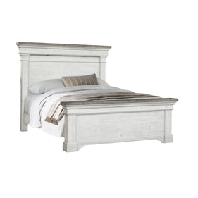 Samuel Lawrence Valley Ridge White King Panel Bed