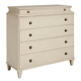 Pulaski Natural 5 Drawers Bachelors Chest with Jewelry Tray