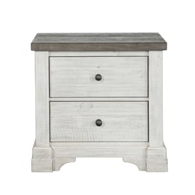 Samuel Lawrence Valley Ridge White 2 Drawers Nightstand