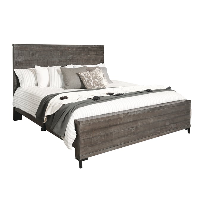 Samuel Lawrence Furniture Austin Brown Queen Panel Bed RH-S826-BR-K1