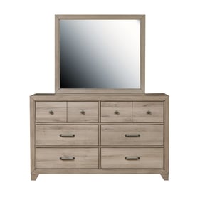 Samuel Lawrence River Creek YBR Natural Kids Framed Dresser Mirror