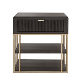 Pulaski West End Loft Brown Accent Nightstand with Storage Drawer