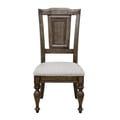 Woodbury Wooden Side Chair in Cowboy Boots Brown