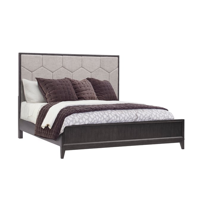 Pulaski Quincy Black Cal King Upholstered Bed RH-P375-BR-K5