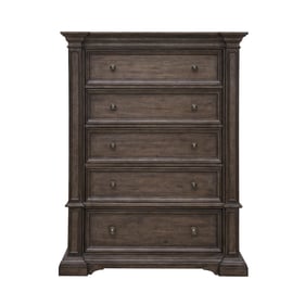 Pulaski Woodbury Brown 5 Drawers Chest