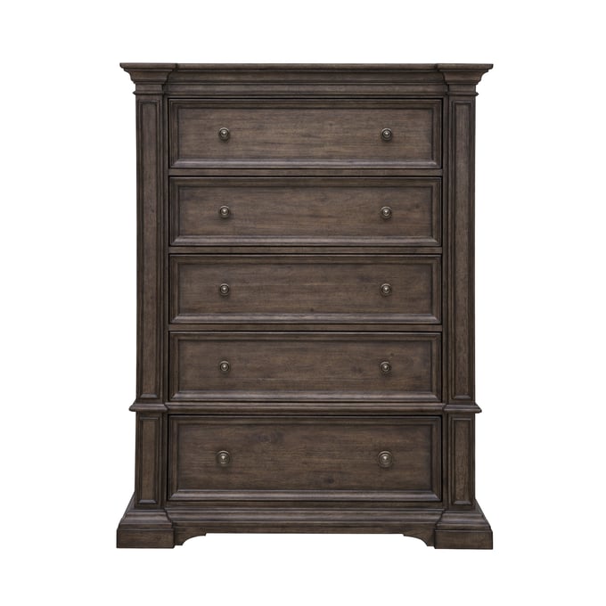 Pulaski Woodbury Brown 5 Drawers Chest RH-P351124