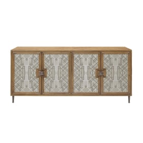 Pulaski Accents Mid Century Modern 4 Door Credenza