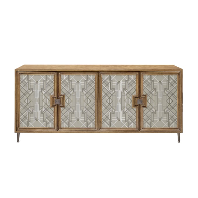 Pulaski Accents Mid Century Modern 4 Door Credenza RH-P301603