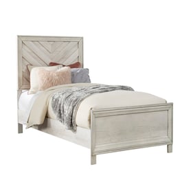 Samuel Lawrence Riverwood Gray Twin Panel Bed