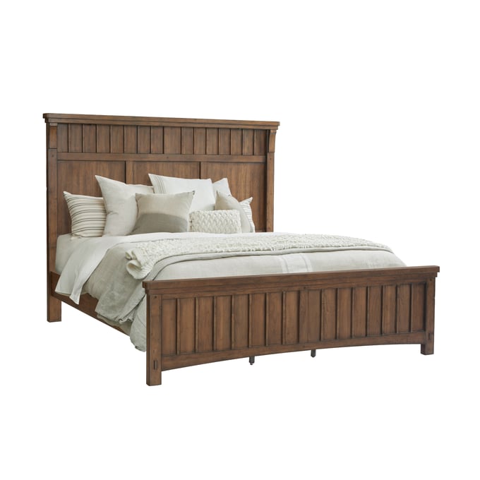 Samuel Lawrence Seneca Brown King Panel Bed RH-S917-BR-K3