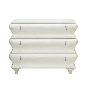 Pulaski Accents White 3 Drawers Bombay Accent Chest