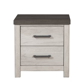 Samuel Lawrence Riverwood Gray Nightstand with USB Port