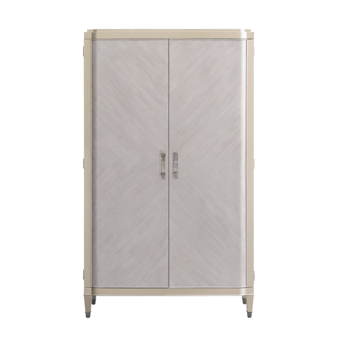 Pulaski Zoey Silver Storage Armoire Cabinet RH-P344120