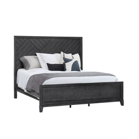 Samuel Lawrence Lenox Gray King Panel Bed