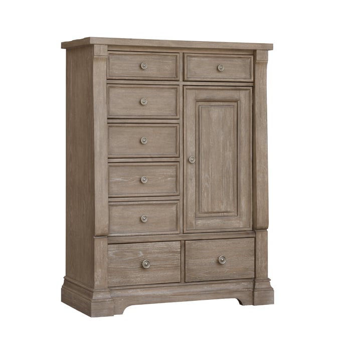 Samuel Lawrence Lawsons Creek Natural 8 Drawers Door Chest RH-S958-042