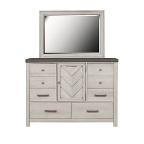 Samuel Lawrence Riverwood Gray Bureau Mirror