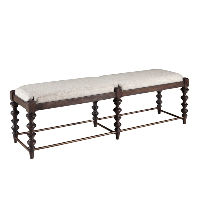 Pulaski Revival Row Brown Bed Bench RH-P348132