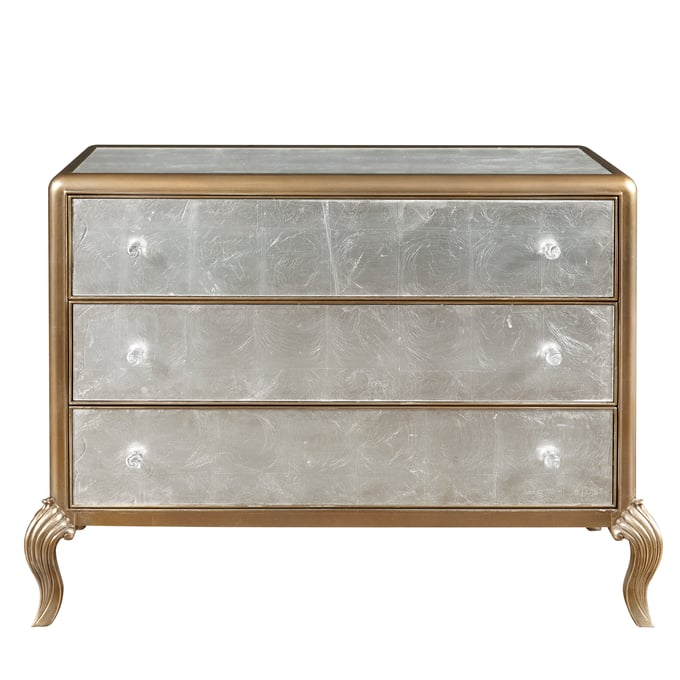 Pulaski Accents Silver 3 Drawers Eglomise Accent Chest RH-P301016