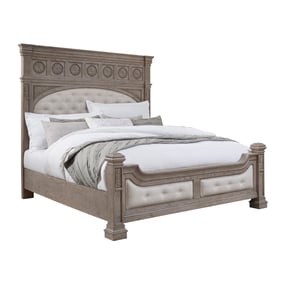 Pulaski Kingsbury Gray Queen Panel Bed