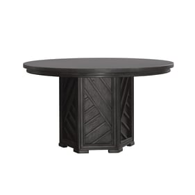 Samuel Lawrence Lenox Gray Round Dining Table