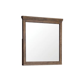 Samuel Lawrence Cambridge Brown Beveled Dresser Mirror