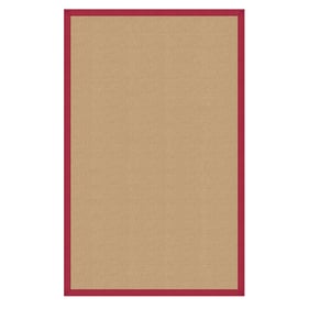 Linon Athena Sisal And Red Rug - 156x118