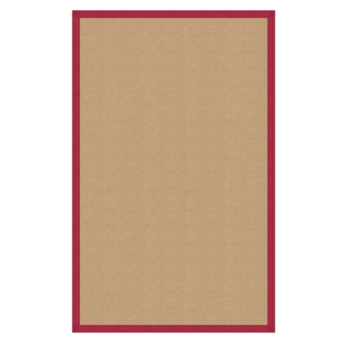 Linon Athena Sisal And Red Rug - 156x118 LN-RUG-AT020313