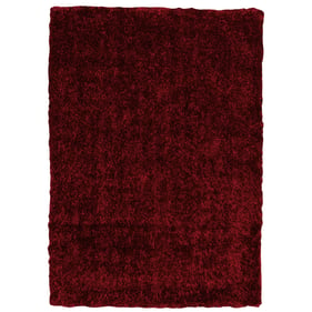 Linon Confetti Shag Wine Rug - 84x60