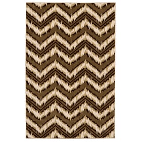 Linon Art Silk Cheveron Beige Rug - 90x60