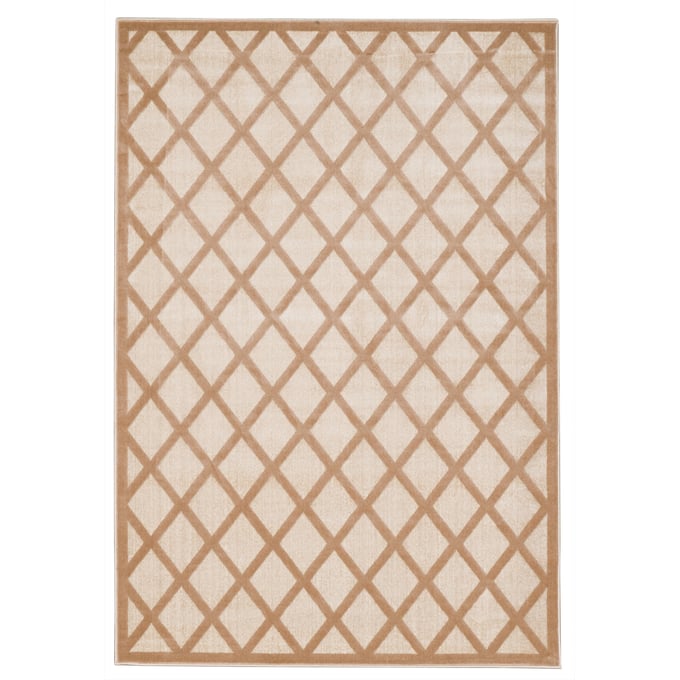 Linon Diamond Lima Beige Rug - 90x60 LN-RUGDD0158