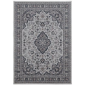 Linon Emerald Barton Cream And Grey Rug - 84x60